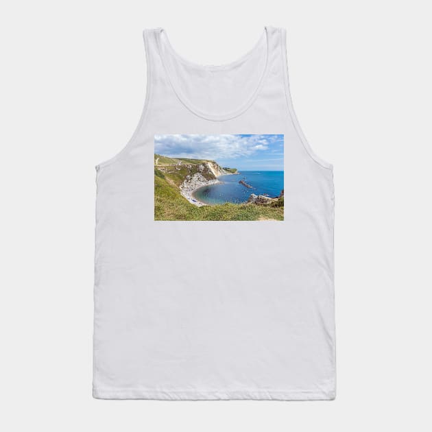 Dorset Man O'War beach view Tank Top by TDArtShop